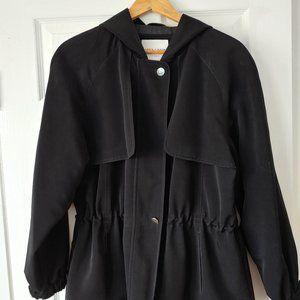 Trench style raincoat